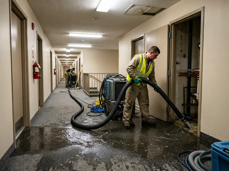 multi-unit-apartment-hallway-f-005 — frequently asked questions, Emergency Burst Pipe Water Extraction & Removal in Graham,…